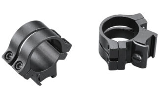 Weaver Quad Lock Tip-Off Rings, 1 in, 3/8 in Dovetail, Matte, Quick Detach