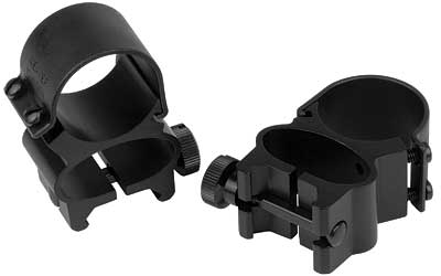 Weaver See-Thru Detachable 1 in Matte Scope Rings (Top Mount)