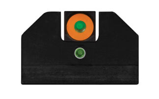 XS Sights F8 Night Sight Set for Glock 20/21/29/30/30S/37/40/41 (Green/Orange, Tritium)