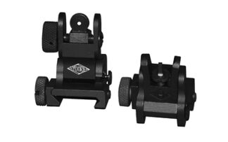 Yankee Hill Machine Flip Sight Set Black for Picatinny Rails