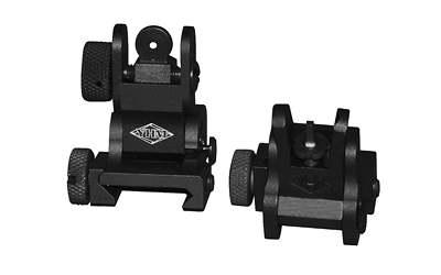 Yankee Hill Machine Flip Sight Set Black for Picatinny Rails