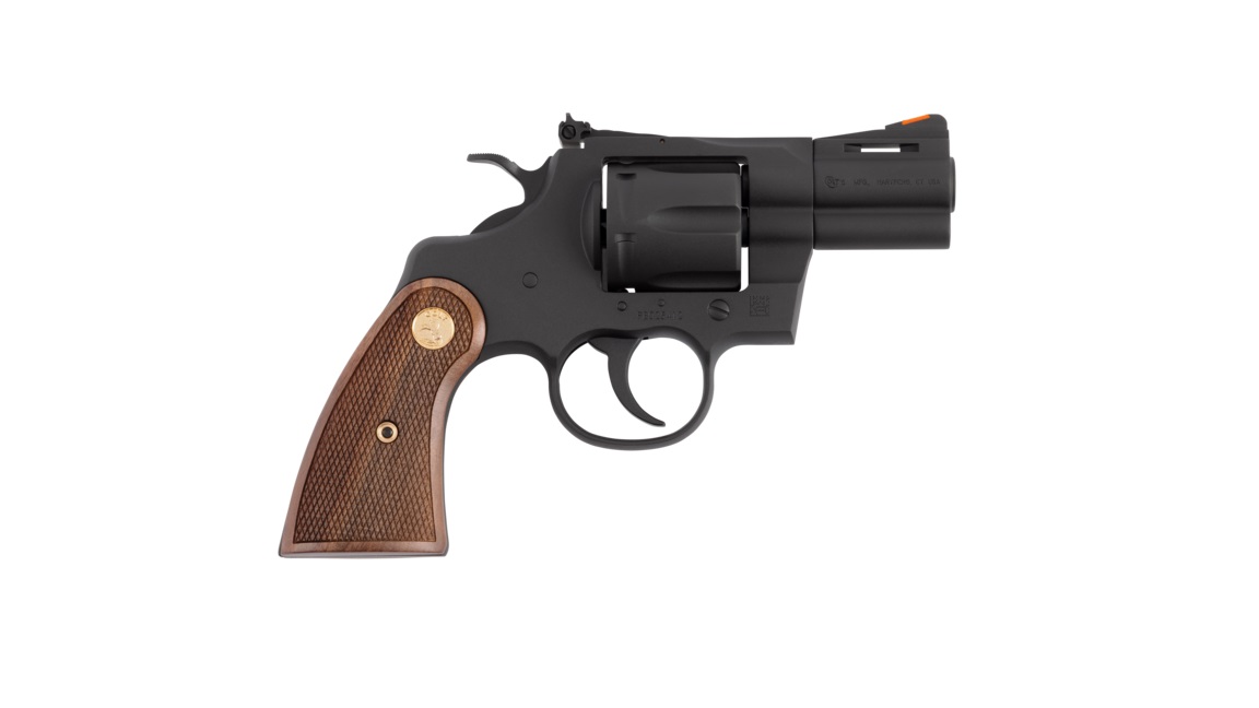 Colt Python .357 Magnum 2.5 in Blued Revolver, 6 Rounds, Adjustable Sights
