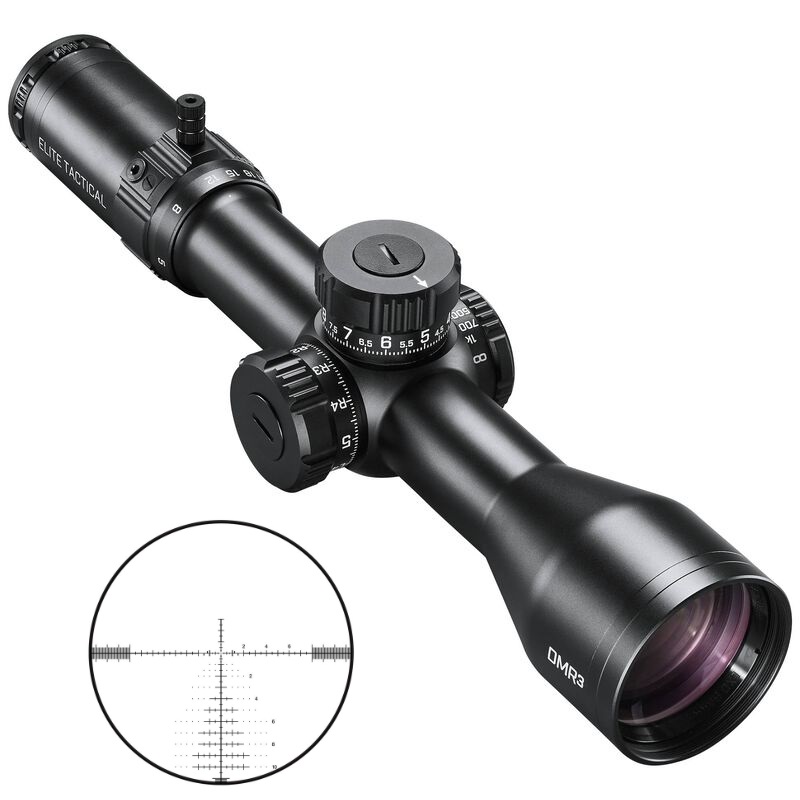 Bushnell DMR3 Elite Tactical 3.5-21x50mm Scope, 34mm Tube, G4P Reticle, Side Focus