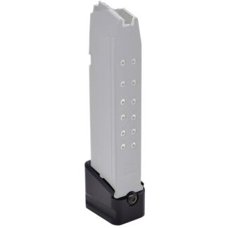 Warne Glock 19/23 Magazine Extension +5 9mm Luger, +4 .40 S&W, Black