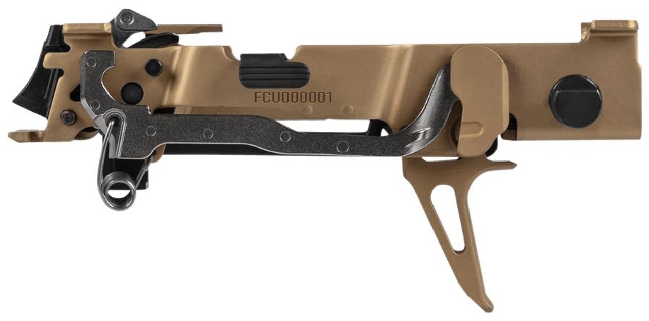 SIG Sauer P320 Fire Control Unit (FCU) 9mm, Gold Finish, No Thumb Safety