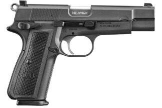 FN America High Power 9mm Semi-Auto Pistol, 4.7 in Barrel, 10+1 Rounds, Black PVD