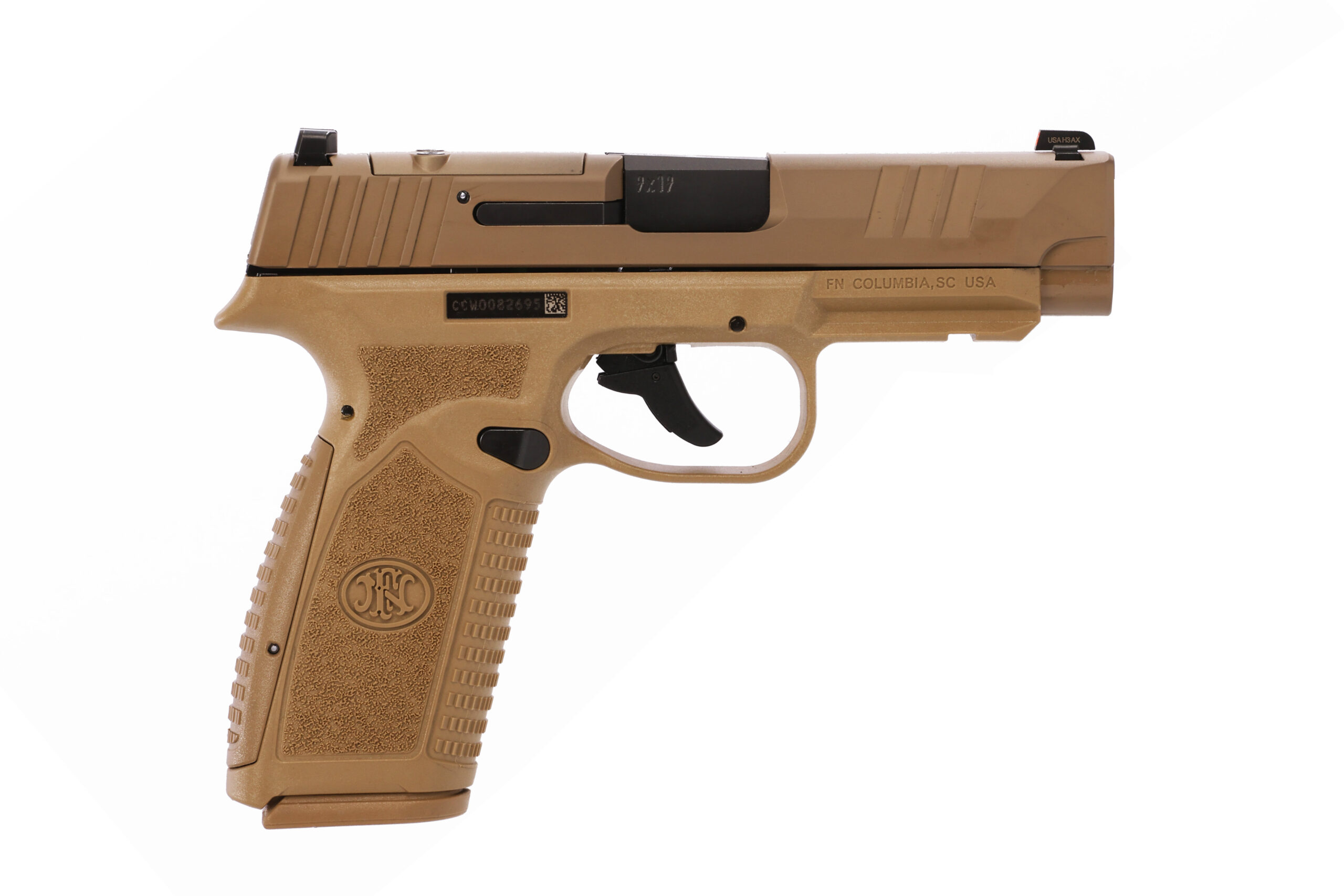 FN America Reflex XL 9mm Semi-Auto Pistol, 3.8 in Barrel, Fixed Night Sights