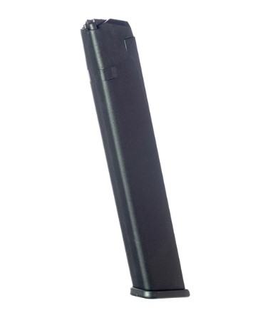 ProMag GLKA8B 9mm 32-Round Black Polymer Magazine for Glock 17/19/26
