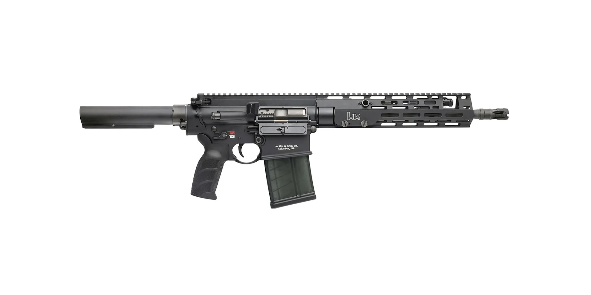 Heckler & Koch MR762 A4 7.62x51mm Semi-Auto Pistol, 13 in Barrel, 20+1, Black
