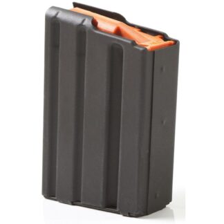 ASC AR Family Rifle Magazine .223 Rem 10-Round Black Aluminum (Orange Polymer Follower)