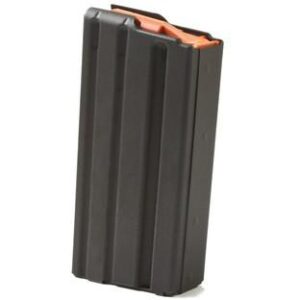 ASC AR Family Rifle Magazine Orange Follower .223 Black Stainless Steel 20/rd