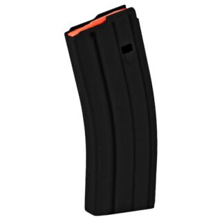 ASC AR-15 .223 Remington 30-Round Magazine, Black Aluminum with Orange Follower