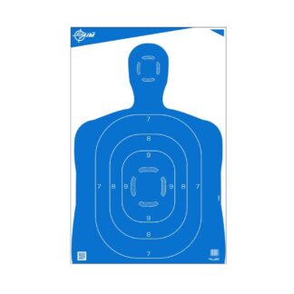 Allen Company EZ-Aim Silhouette Paper Shooting Targets 23 in W x 35 in H Blue (100 Count)