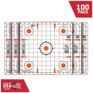 EZ-Aim EZ Aim Adhesive Sight Grid Targets 12 x 12 in, Self-Adhesive, 100 Pack