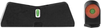 XS Sights DXT II Big Dot Tritium Night Sight Set for Glock Gen 1-5 (Green with Orange Outline)
