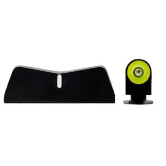 XS Sights DXW2 Big Dot Night Sight, DXT2 Tritium Front, Yellow Outline