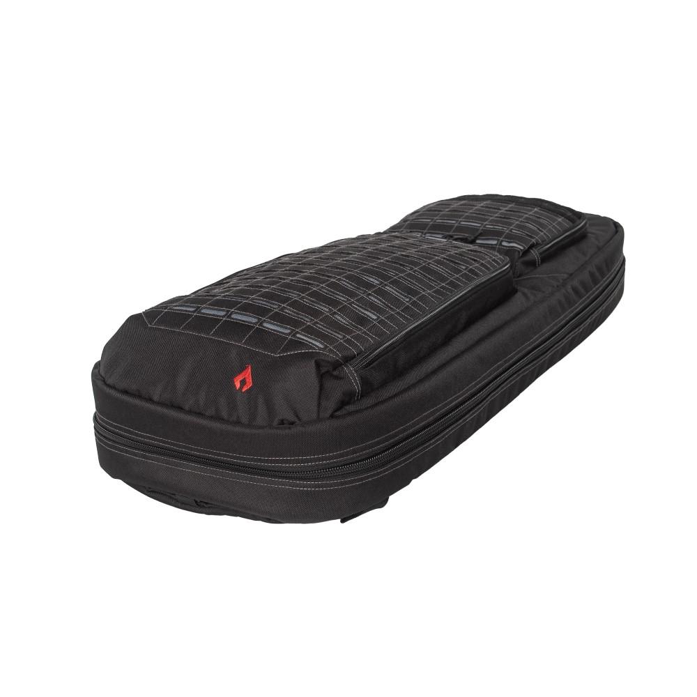 Advance Warrior Solutions Universal Soldier Double Rifle Case, 36 in, Expandable to 56 in, Black/Gray