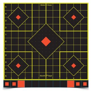 Birchwood Casey Shoot-N-C Reactive Targets 12 in Self-Adhesive 12-Pack
