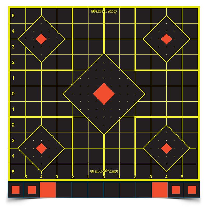 Birchwood Casey Shoot-N-C Reactive Targets 12 in Self-Adhesive 12-Pack