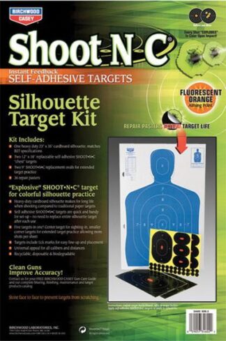 Birchwood Casey Shoot-N-C Silhouette Target Kit (Self-Adhesive)