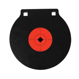 Birchwood Casey World of Targets Double Hole AR500 Gong 10in, 3/8in Thick