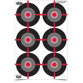 Birchwood Casey Dirty Bird Splatter Bullseye Tagboard Targets 12" x 18" (100-Pack)