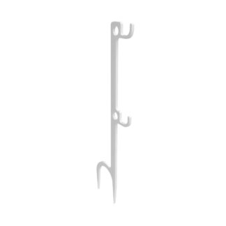 Birchwood Casey Steel Target Hanger Double Hook, White, 30 in Height