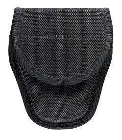 Bianchi 7300 AccuMold Covered Cuff Case for Standard Linked Handcuffs, Black