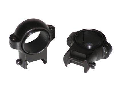 Burris Signature Zee Steel Weaver-Style Rings, 1 in High, Matte Black