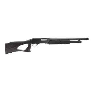 Savage 320 Security Thumbhole Pump Shotgun 12 Gauge, 18.5 in, Matte Black, 5+1