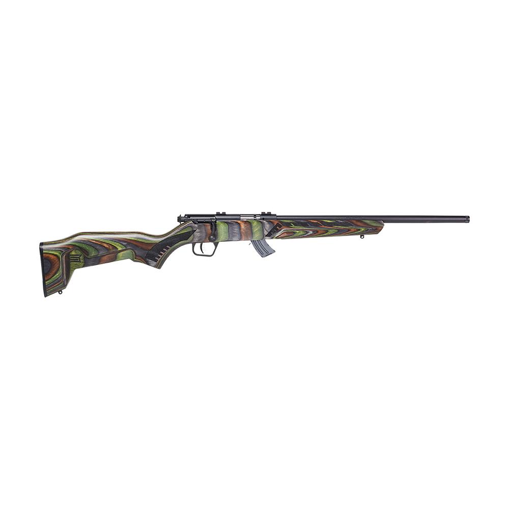 Savage Mark II Minimalist .21 Sharp Bolt Action 10-Round Threaded 1/2-28 Green Laminate