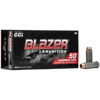 CCI Blazer Aluminum .45 Long Colt 200 gr JHP Handgun Ammunition (50 Rounds)