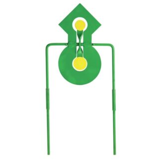 Champion Double Reaction Spinner Target .22 Rimfire, Radiation Green/Yellow