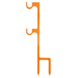 Champion Targets Impact Steel Double Hanger Stake Rimfire 22LR 1/4" Orange