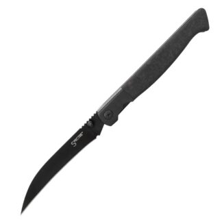 Cold Steel 60 Series Specter Folding Knife 3.80 in Hawkbill Blade, Matte Black PVD