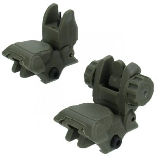 TacFire IS008OD Same Plane Low Profile Pop-Up Sights OD Green
