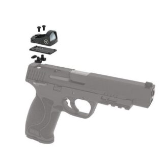 Crimson Trace CTS-1520 RAD Micro 1x Dovetail Reflex Red Dot, Black