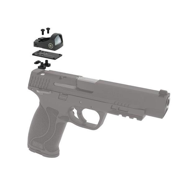 Crimson Trace CTS-1520 RAD Micro 1x Dovetail Reflex Red Dot, Black
