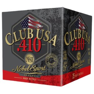Nobel Sport .410 GA 2-1/2 in #6 Shot 1/2 oz 1240 fps Hunting, 25 Rounds