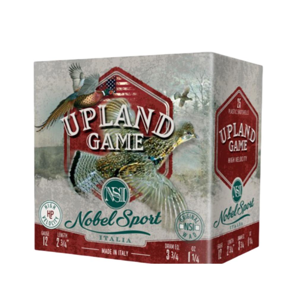 Nobel Sport Upland Game 12 Gauge 2-3/4 in Shotshell 1-1/4 oz #7.5 25 Rounds