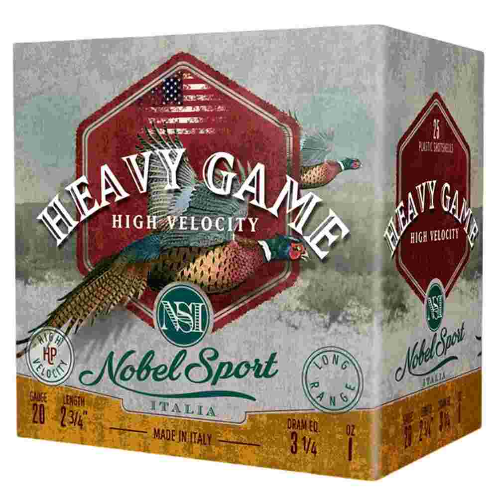 Nobel Sport Heavy Game High Velocity 20 Gauge 2-3/4 in Shotshell, #5, 1 oz, 1330 fps