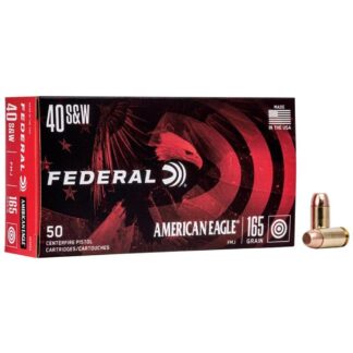 Federal American Eagle .40 S&W 165 Gr FMJ 1130 fps