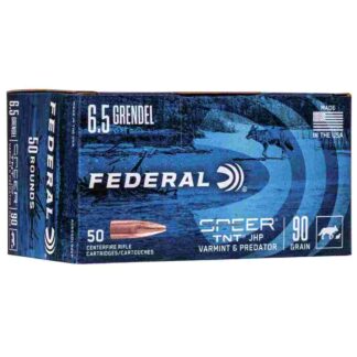 Federal American Eagle Varmint & Predator 6.5mm Grendel 90 gr JHP 50-Round Box