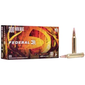Federal Fusion .300 Winchester Magnum 165gr Fusion Soft Point Boat Tail (20 Rounds)