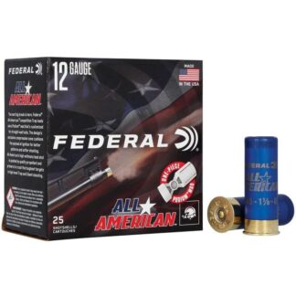 Federal All American 12 Gauge 2-3/4 in 1-1/8 oz #7.5 Lead Trap and Skeet Loads (25 Rounds)