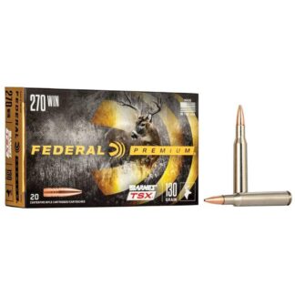 Federal Ammunition Triple-Shock X 270 Win 130 Grain HP (20 Rounds)