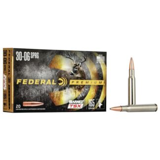 Federal P3006AF Barnes TSX 30-06 Springfield 165 gr HP 20 Rounds Per Box