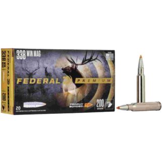 Federal Premium Vital-Shok .338 Win Mag 200 gr Boat Tail 20 Rounds