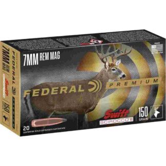 Federal Swift Scirocco II 7 mm Remington Magnum 150 gr Polymer Tip 20 Rounds