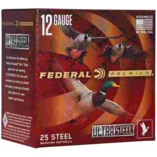 Federal Ultra Steel 12ga 1-1/2 oz BB & 2, 25 Rounds
